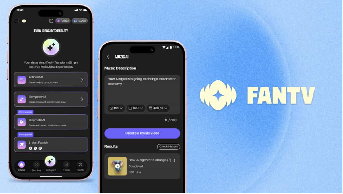 FanTV #1 AI project on Sui, secures $3M to transform next-gen content creation with AI Agents